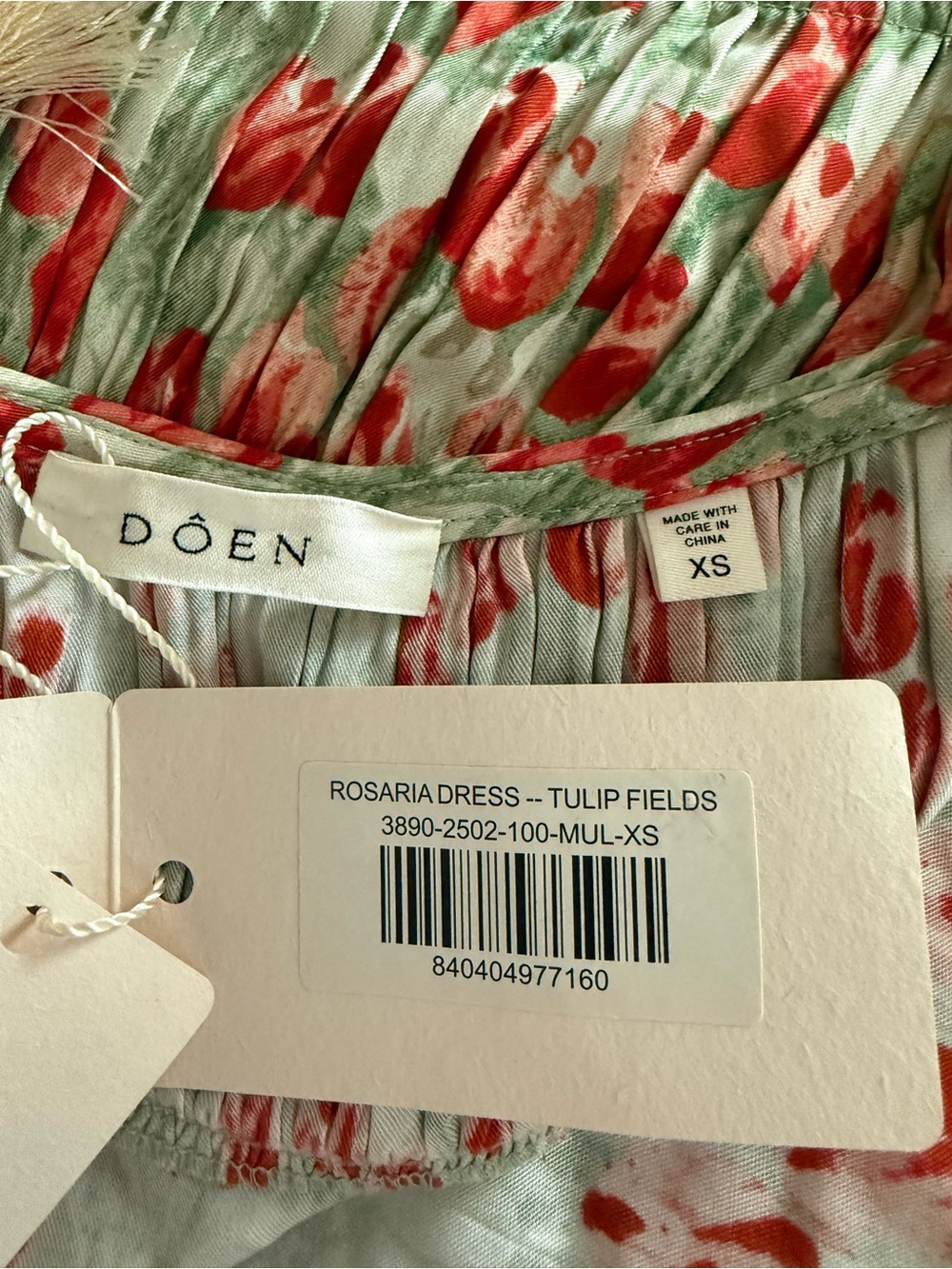 NWT Doen Rosaria Dress in Tulip Fields - Picture 3 of 6